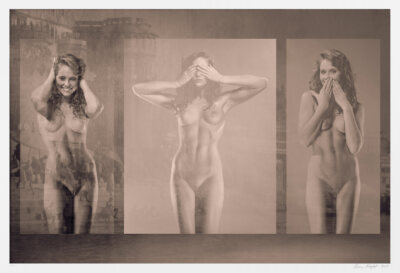 Sepia-toned nudes. Original fine art photography limited edition