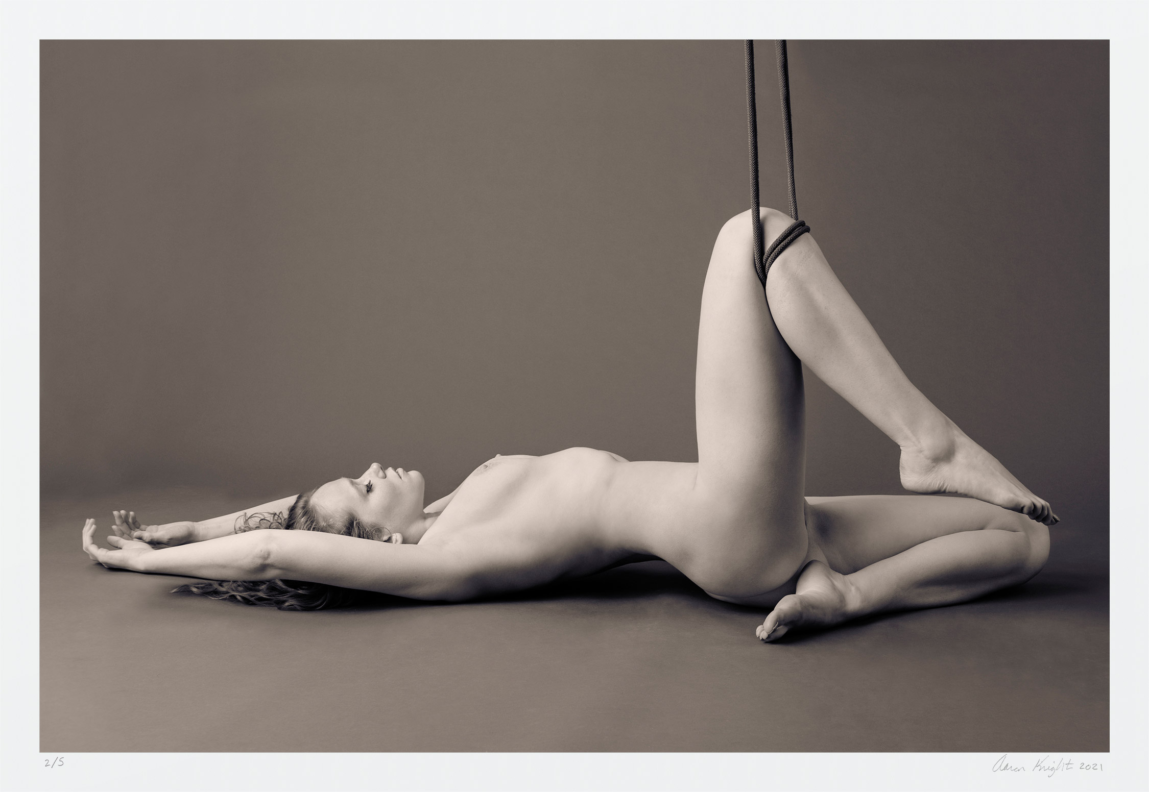 Monochrome nudes photography, limited edition by Aaron Knight