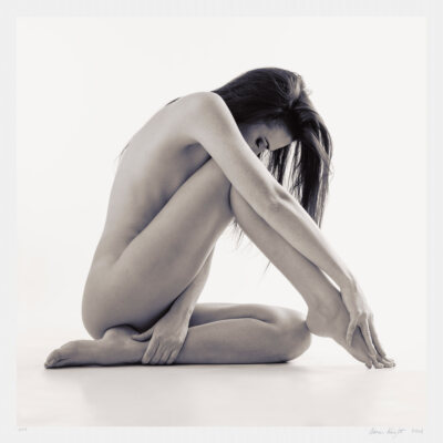 Black and white nude dancer photo. Limited edition original art