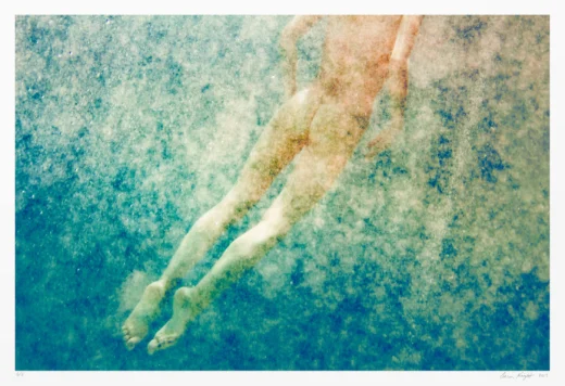 Impressionistic nude photograph "Underwaterfall" original art nude