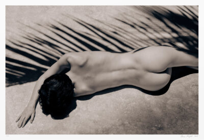 Original fine art nude black and white photograph