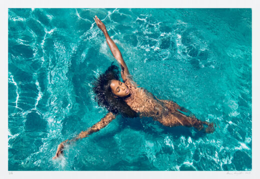 Colorful nude art "Andromeda" limited edition photography, signed