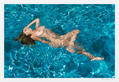 Pinup artwork nude woman "Risa Vera Cruz" limited edition photo