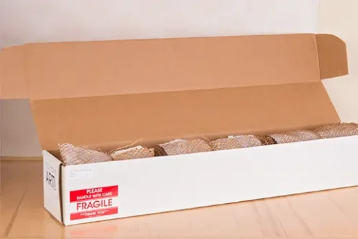 Box for shipping art photography