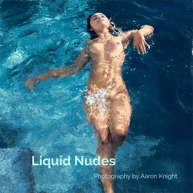 This photobook by art photographer Aaron Knight is a collection of nude female subjects, interacting with liquid in some way: splashing, swimming, drinking, or submerged.